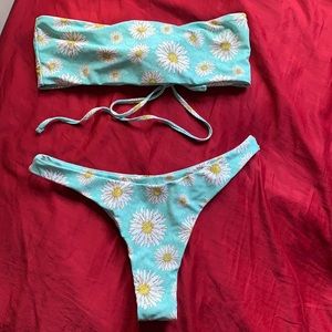 Flower bathing suit